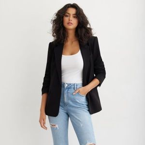 Black Lorelei Slim Blazer from Dynamite
